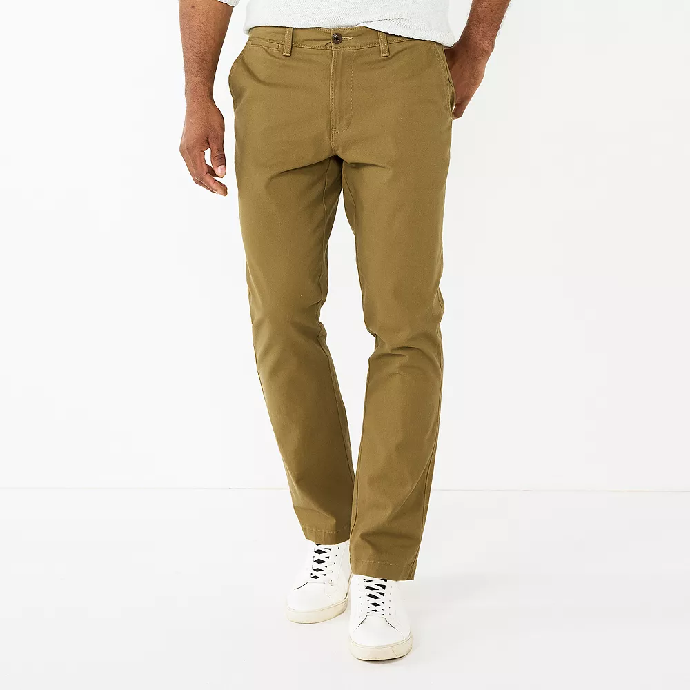 Men's Sonoma Goods For Life® Straight-Fit Stretch Chino Pants - Image 6