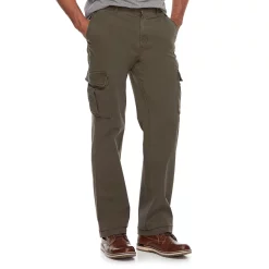 Big & Tall Sonoma Goods For Life® Regular-Fit Flexwear Stretch Cargo Pants -Sonoma Goods For Life Shop 3327712 Olive Green
