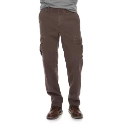 Big & Tall Sonoma Goods For Life® Regular-Fit Flexwear Stretch Cargo Pants -Sonoma Goods For Life Shop 3327712 Turkish Coffee