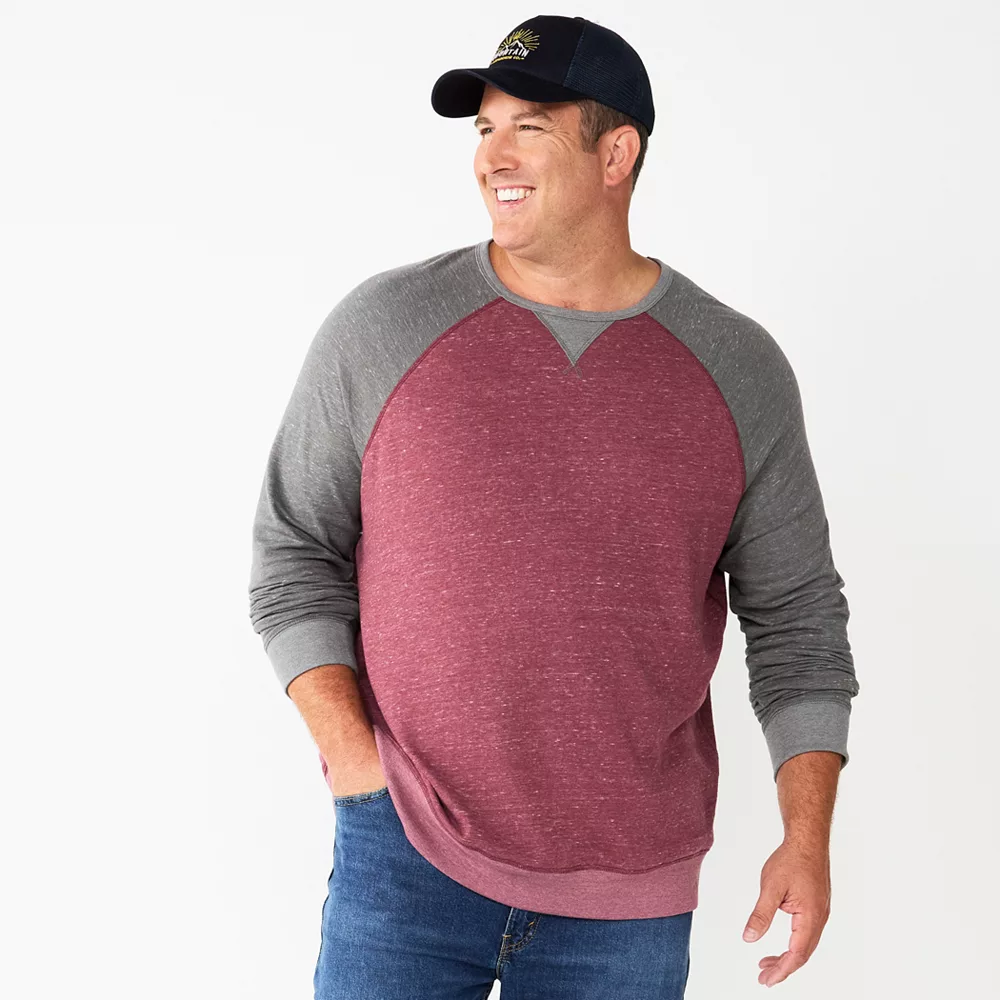 Big & Tall Sonoma Goods For Life® Super Soft Double Knit Crewneck Tee - Image 10