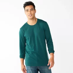 Men's Sonoma Goods For Life® Supersoft Long Sleeve Crewneck Tee 18 Men's Sonoma Goods For Life® Supersoft Long Sleeve Crewneck Tee -Sonoma Goods For Life Shop 5001985 Brunswick Green