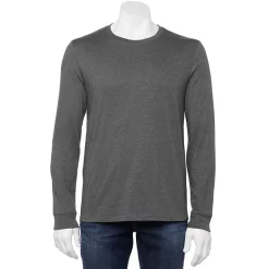 Men's Sonoma Goods For Life® Supersoft Long Sleeve Crewneck Tee 23 Men's Sonoma Goods For Life® Supersoft Long Sleeve Crewneck Tee -Sonoma Goods For Life Shop 5001985 Charcoal