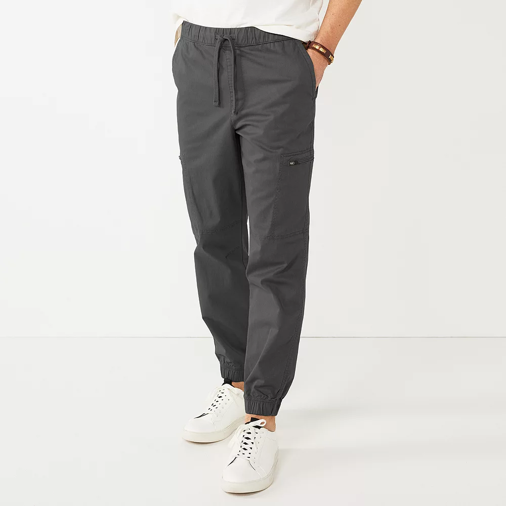 Men's Sonoma Goods For LifeĀ® Zip Cargo Jogger Pants