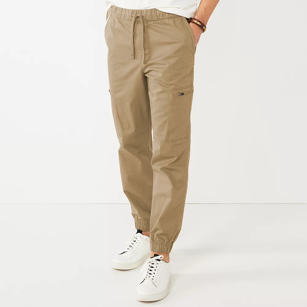Men's Sonoma Goods For LifeĀ® Zip Cargo Jogger Pants - Image 3