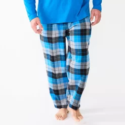 Big & Tall Sonoma Goods For Life® Crewneck Tee & Flannel Pants Sleep Set