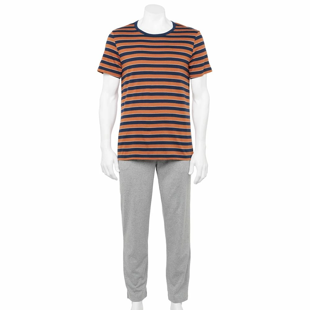 Men's Sonoma Goods For Life® Supersoft Modern-Fit Crewneck Tee & Open-Bottom Pants Pajama Set 3 Men's Sonoma Goods For Life® Supersoft Modern-Fit Crewneck Tee & Open-Bottom Pants Pajama Set