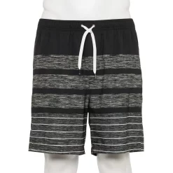 Men's Sonoma Goods For Life® Compression Lined Swim Trunks -Sonoma Goods For Life Shop 5036572 Black Gray Stripe