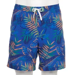 Men's Sonoma Goods For Life® Compression Lined Swim Trunks -Sonoma Goods For Life Shop 5036572 Blue Leaves