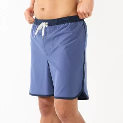 Men's Sonoma Goods For Life® Scallop Swim Trunks 16 Men's Sonoma Goods For Life® Scallop Swim Trunks -Sonoma Goods For Life Shop 5036573 Blue Indigo