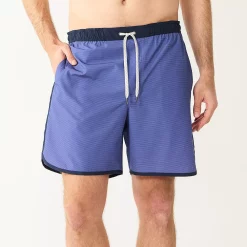 Men's Sonoma Goods For Life® Scallop Swim Trunks 21 Men's Sonoma Goods For Life® Scallop Swim Trunks -Sonoma Goods For Life Shop 5036573 Blue Indigo Stripe