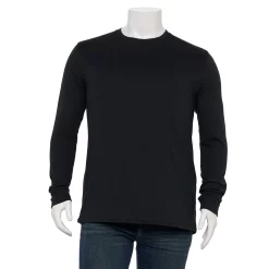 Big & Tall Sonoma Goods For Life® Crewneck Tee -Sonoma Goods For Life Shop 5108992 New Black