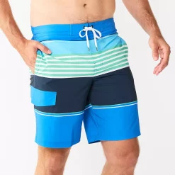 Men's Sonoma Goods For Life® E-Board Swim Trunks -Sonoma Goods For Life Shop 5162513 Belsay Stripe