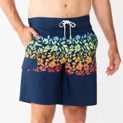 Men's Sonoma Goods For Life® E-Board Swim Trunks -Sonoma Goods For Life Shop 5162513 Floral Stripe