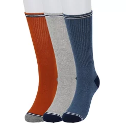 Men's Sonoma Goods For Life® 3-pack Mixed Novelty Socks -Sonoma Goods For Life Shop 5166829 Blue Gray Orange