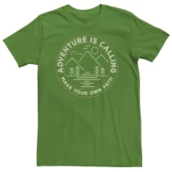 Men's Sonoma Goods For Life® Adventure Is Calling Make Your Own Path Geometric Landscape Tee