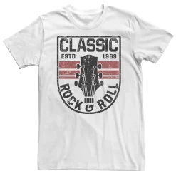 Men's Sonoma Goods For Life® Classic Rock N' Roll Guitar Head Badge Tee