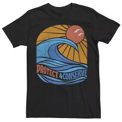 Men's Sonoma Goods For Life® "Protect & Conserve" Tidal Wave Abstract Portrait Tee