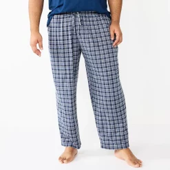 Big & Tall Sonoma Goods For Life® Seriously Soft Relaxed-Fit Sleep Pants -Sonoma Goods For Life Shop 5241547 Artois Plaid