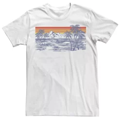 Men's Sonoma Goods For Life® Mountain Sunrise Beach Line Art Tee