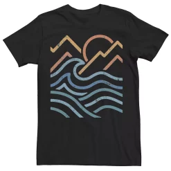 Men's Sonoma Goods For Life® Mountain Beach Line Art Tee