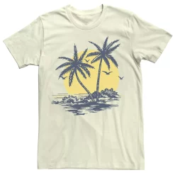 Men's Sonoma Goods For Life® Palm Trees, Beach & Sun Tee