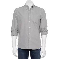 Men's Sonoma Goods For Life® Perfect Length Regular-Fit Button-Down Shirt