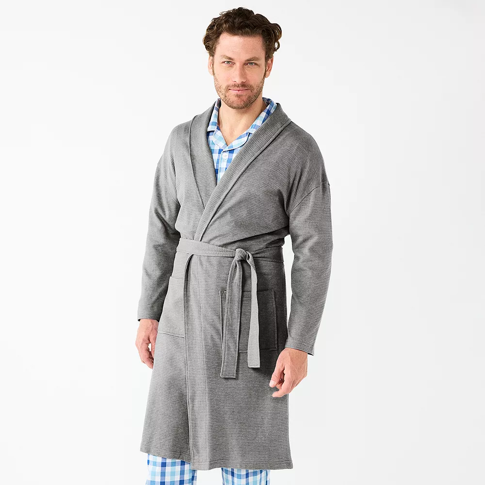 Men's Sonoma Goods For LifeĀ® 47" Waffle Robe - Image 2