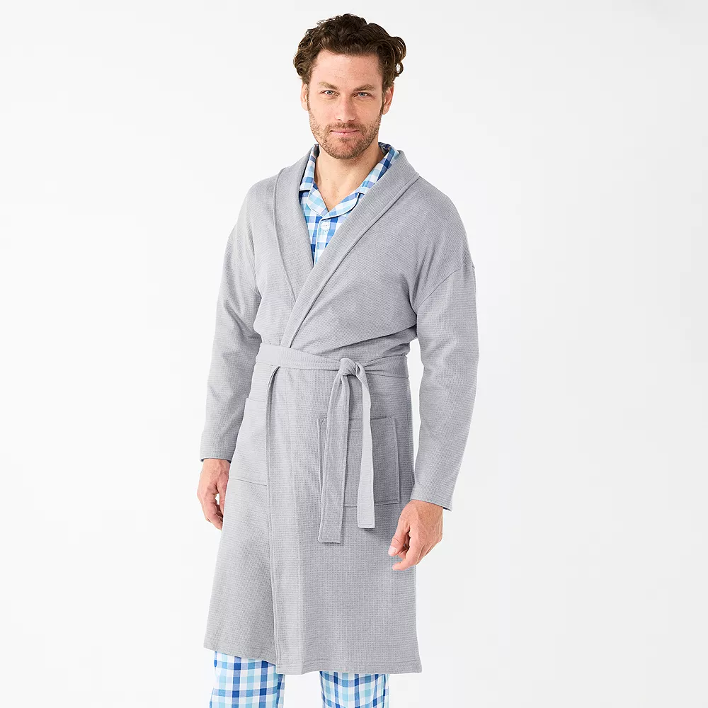 Men's Sonoma Goods For LifeĀ® 47" Waffle Robe - Image 4