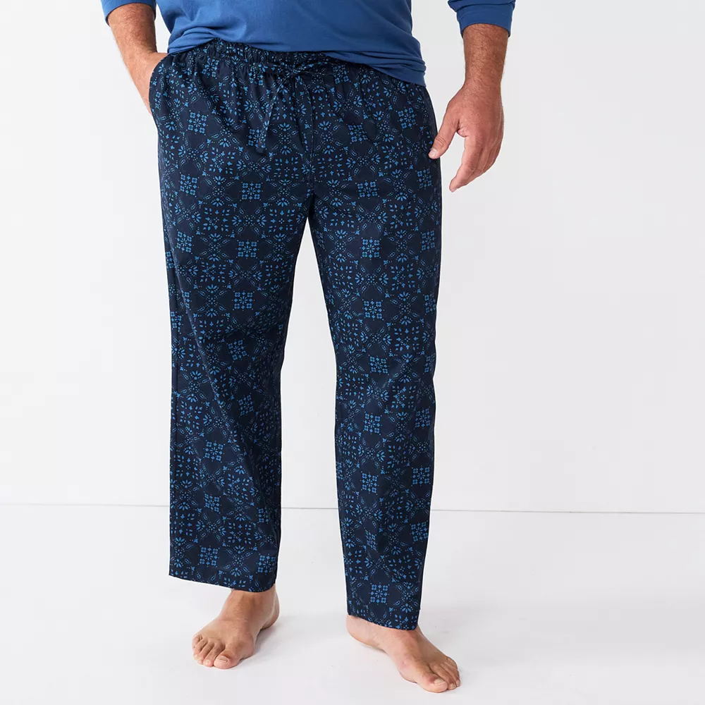 Big & Tall Sonoma Goods For Life® Brushed Poplin Sleep Pants - Image 5