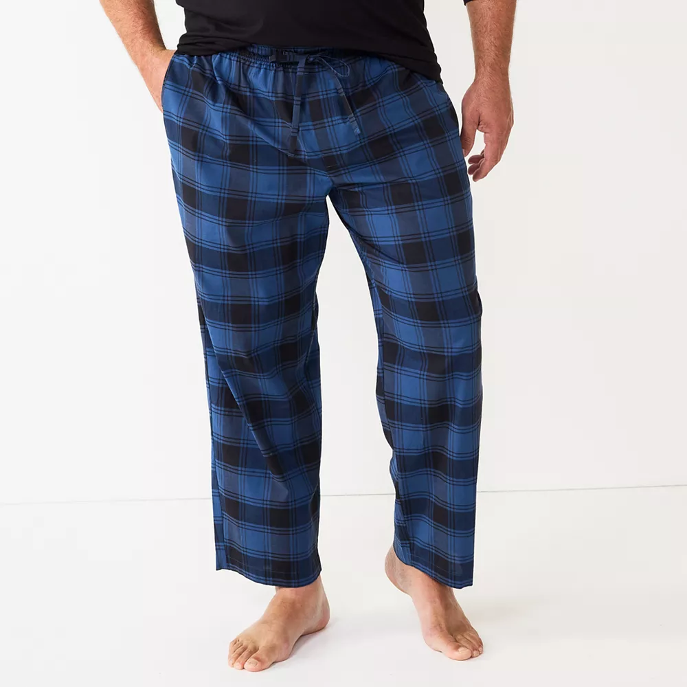 Big & Tall Sonoma Goods For Life® Brushed Poplin Sleep Pants - Image 8