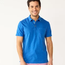 Men's Sonoma Goods For Life® Supersoft Lightweight Polo -Sonoma Goods For Life Shop 5267619 Denim