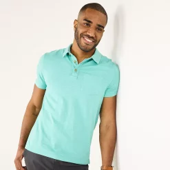 Men's Sonoma Goods For Life® Supersoft Lightweight Polo -Sonoma Goods For Life Shop 5267619 Teal