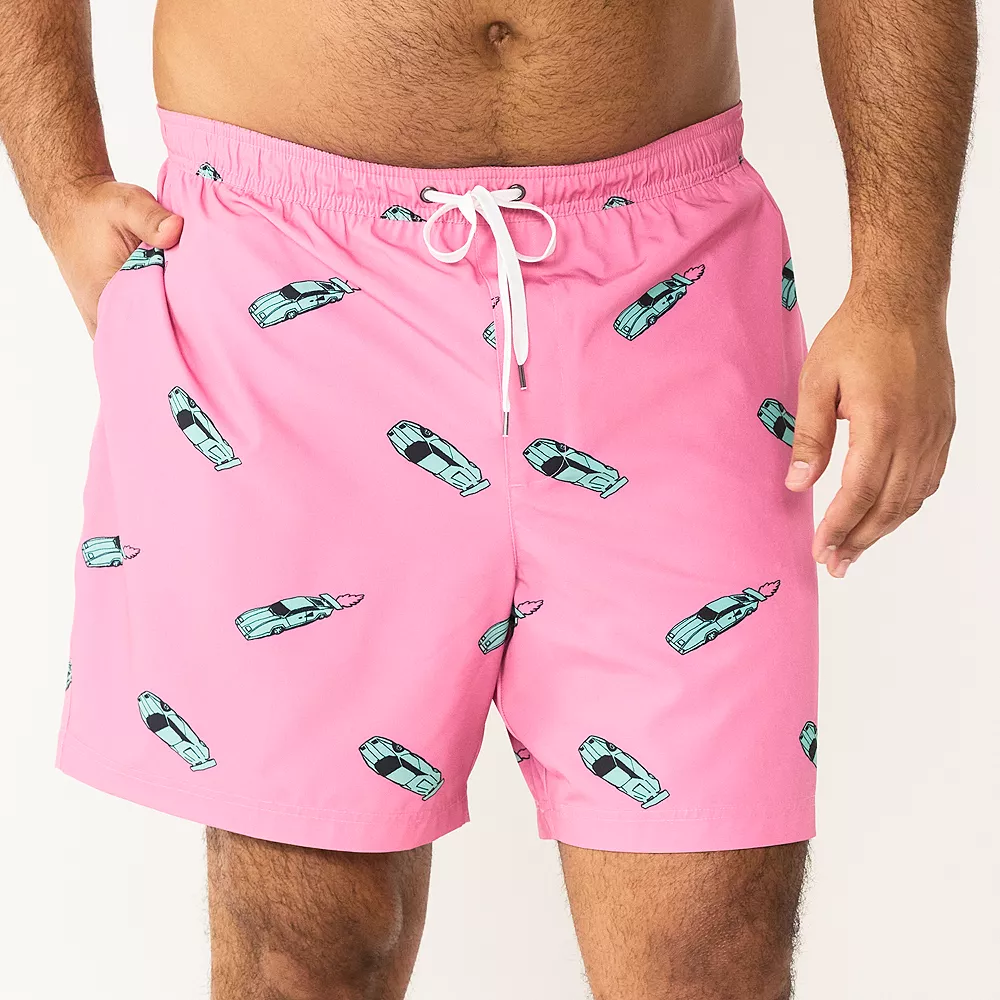 Men's Big & Tall Sonoma Goods For Life® Swim Trunks - Image 4