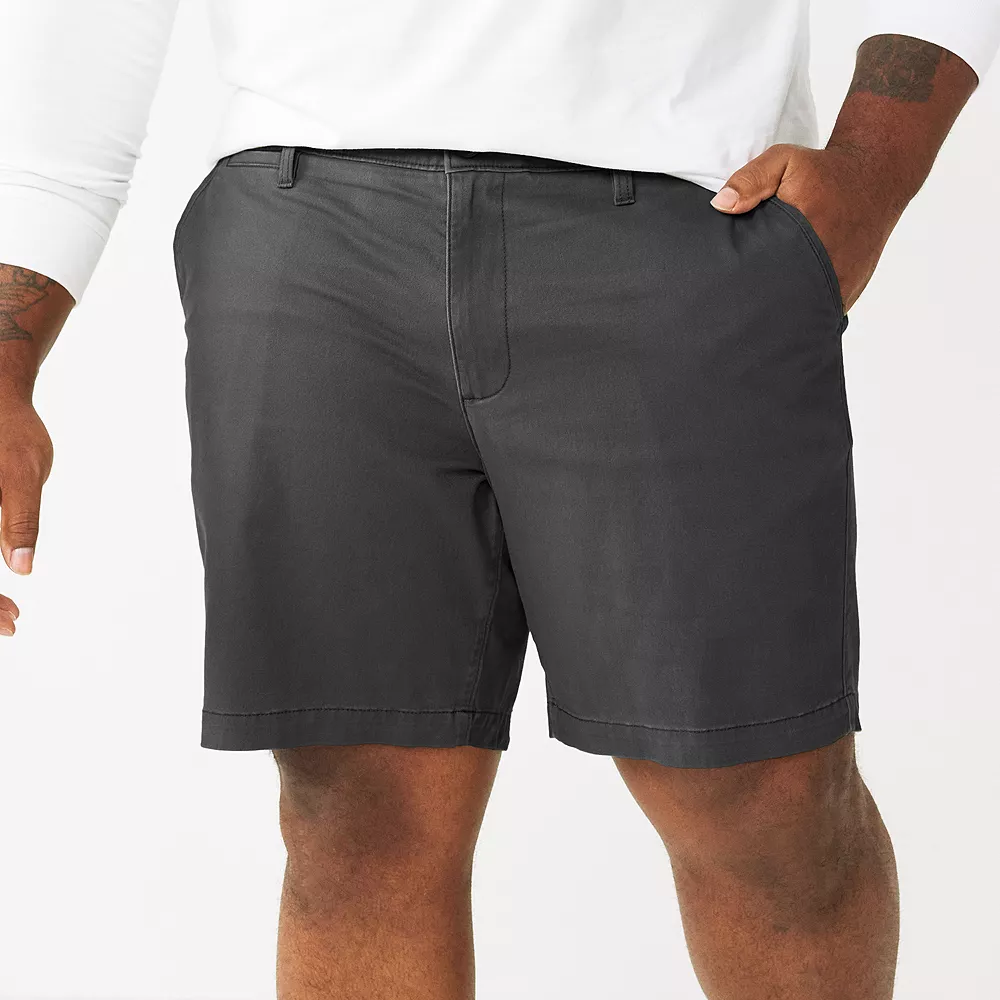 Big & Tall Sonoma Goods For Life® Regular-Fit Flex Flat-Front Shorts - Image 6
