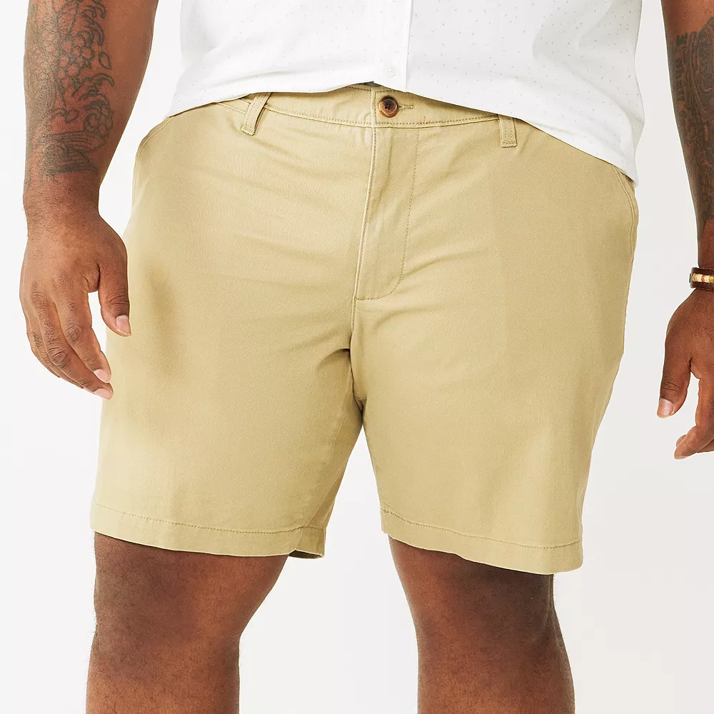 Big & Tall Sonoma Goods For Life® Regular-Fit Flex Flat-Front Shorts - Image 5