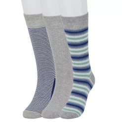 Men's Sonoma Goods For Life® 3-pack Patterned Dress Socks -Sonoma Goods For Life Shop 5302030 Gray Green Navy