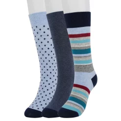 Men's Sonoma Goods For Life® 3-pack Patterned Dress Socks -Sonoma Goods For Life Shop 5302030 Red Navy Grey