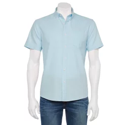 Men's Sonoma Goods For Life® Perfect Length Button-Down Shirt -Sonoma Goods For Life Shop 5358425 Light Blue
