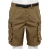 Men's Sonoma Goods For Life® Belted Outdoor Cargo Shorts 2 Men's Sonoma Goods For Life® Belted Outdoor Cargo Shorts -Sonoma Goods For Life Shop 5464705 Dark Khaki