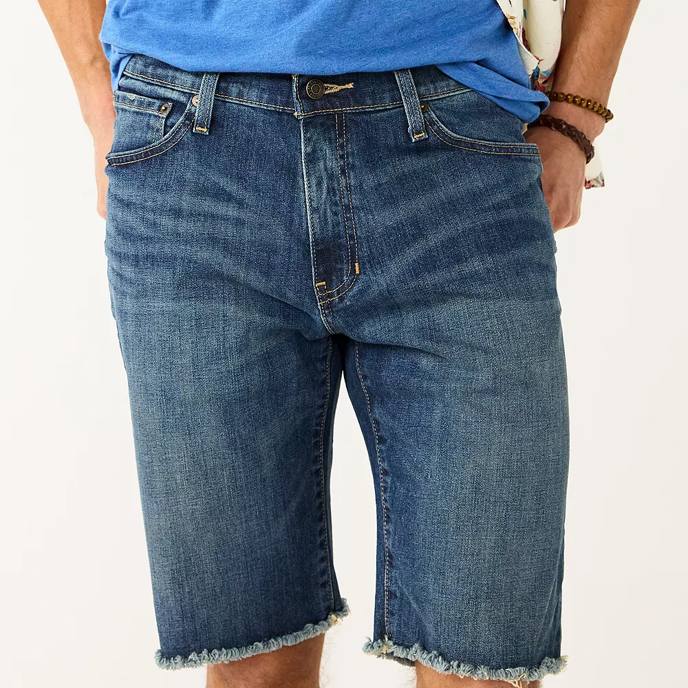 Men's Sonoma Goods For Life® Slim-Fit Denim Shorts - Image 4