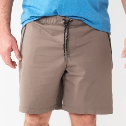 Big & Tall Sonoma Goods For Life® Jogger Shorts -Sonoma Goods For Life Shop 5507414 Kagan Khaki