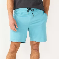 Men's Sonoma Goods For Life® 7" Flex-Wear Knit Jogger Shorts -Sonoma Goods For Life Shop 5523380 Teal