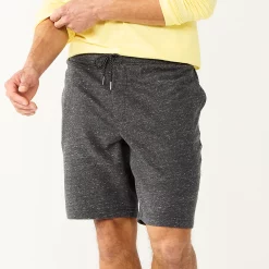 Men's Sonoma Goods For Life® 7" Flex-Wear Knit Jogger Shorts -Sonoma Goods For Life Shop 5523380 Textured Gray
