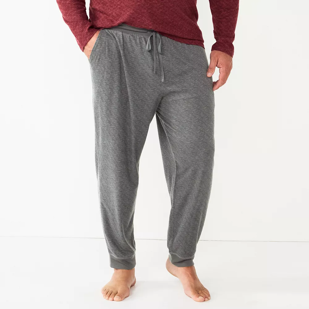 Big & Tall Sonoma Goods For Life® Whisperluxe Waffle Jogger Pants 4 Big & Tall Sonoma Goods For Life® Whisperluxe Waffle Jogger Pants - Image 2