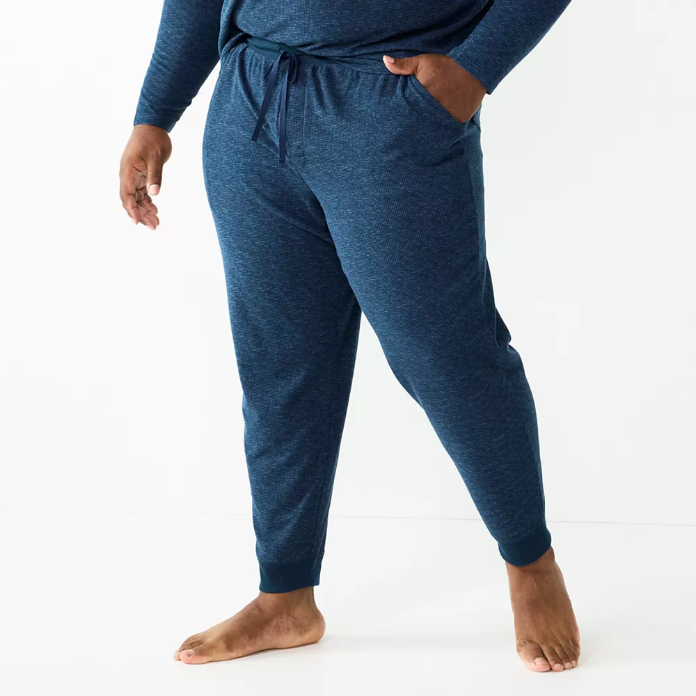 Big & Tall Sonoma Goods For Life® Whisperluxe Waffle Jogger Pants 3 Big & Tall Sonoma Goods For Life® Whisperluxe Waffle Jogger Pants