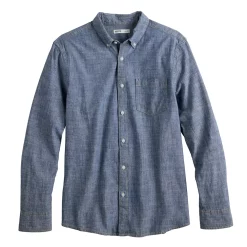 Men's Sonoma Goods For Life® Slim Perfect-Length Button-Down Shirt 15 Men's Sonoma Goods For Life® Slim Perfect-Length Button-Down Shirt -Sonoma Goods For Life Shop 5642086 ALT