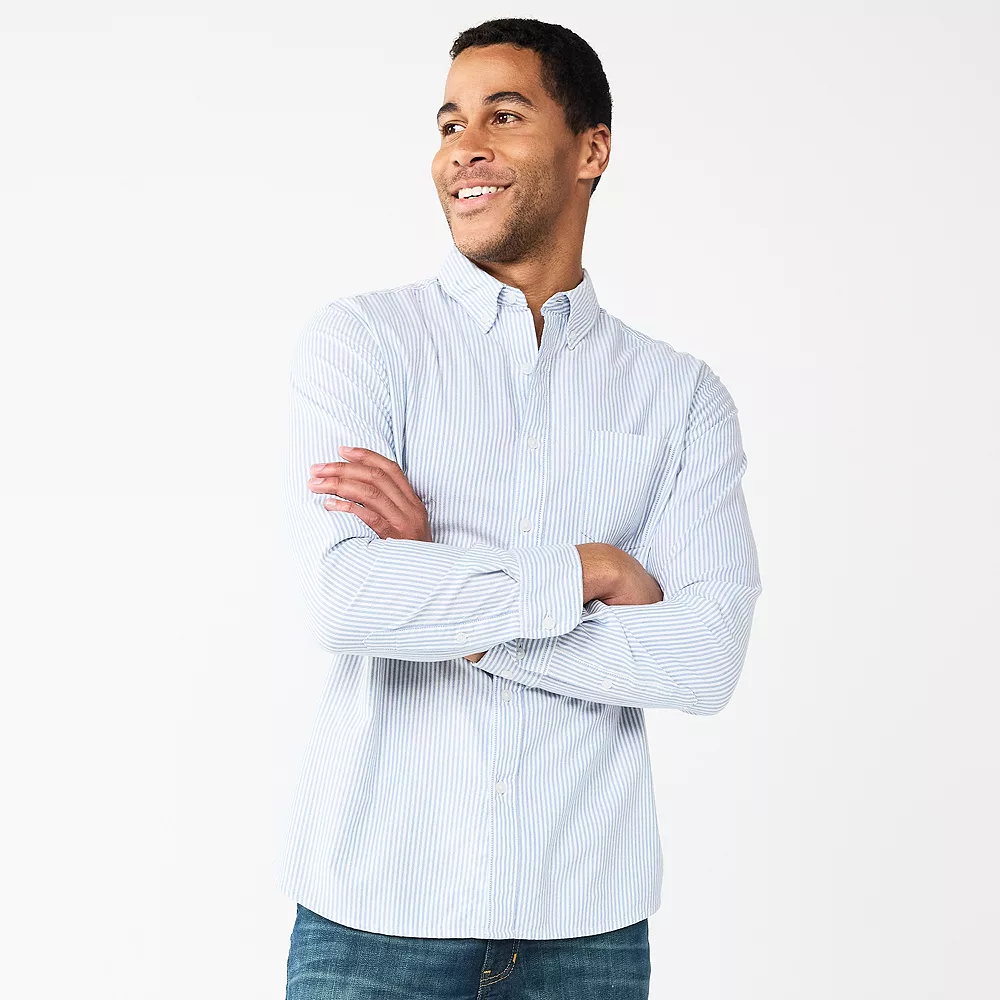 Men's Sonoma Goods For Life® Slim Perfect-Length Button-Down Shirt 8 Men's Sonoma Goods For Life® Slim Perfect-Length Button-Down Shirt - Image 6