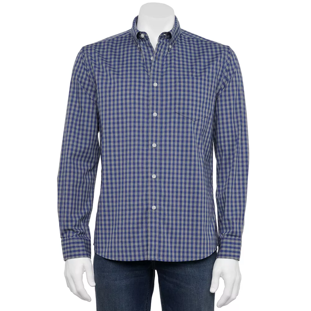 Men's Sonoma Goods For Life® Slim Perfect-Length Button-Down Shirt 3 Men's Sonoma Goods For Life® Slim Perfect-Length Button-Down Shirt