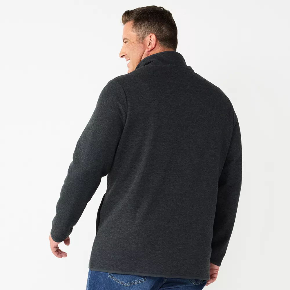 Big & Tall Sonoma Goods For Life® Quilted Quarter-Snap Top 8 Big & Tall Sonoma Goods For Life® Quilted Quarter-Snap Top - Image 6