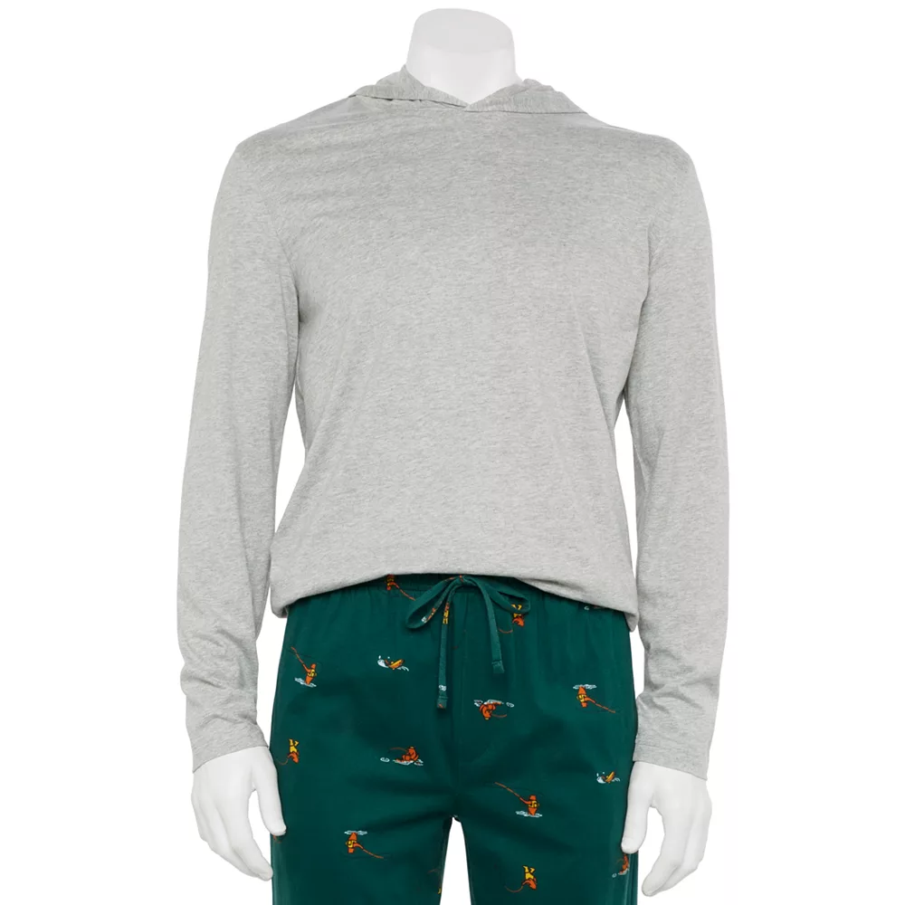 Men's Sonoma Goods For Life® Hooded Top & Pants Pajama Set - Image 2